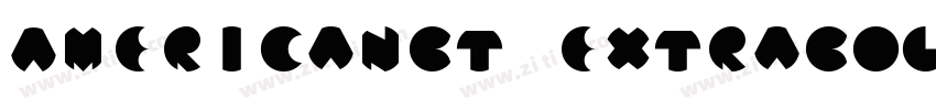 AmericanBT ExtraBold字体转换